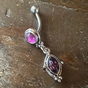 Dangle belly ring